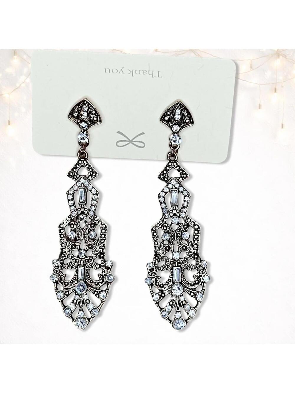 5667gc. Bronze Bling Earrings